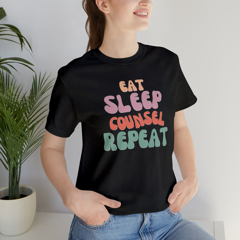 Eat Sleep Counsel Repeat T-Shirt